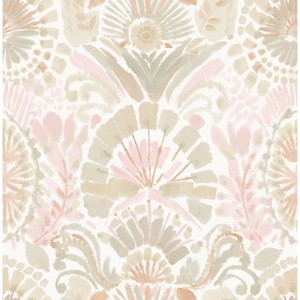 Tempaper & Co. 15 sq ft Bohemia Peel and Stick Wallpaper Rose Pink - 1 of 4