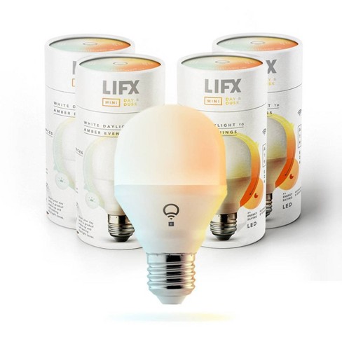 Lifx 4pk Mini Day And Dusk A19 Led Light Bulb White Target