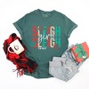 S.W.Smiley Sleigh Girl Sleigh - Womens Garment Dyed Tee - 2 of 3