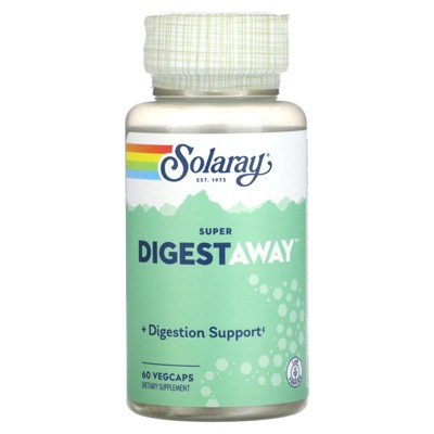 Solaray Super Digest Away, 60 Vegcaps