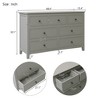 Bella Depot 48.4'W 7 Drawers Solid Wood Dresser - 4 of 4