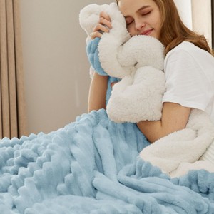 Bedsure Ultra-Plush Fleece Blanket - Warm Winter Blanket for Bed, Soft Home Decor Throw for Couch, All-Season Coziness - 1 of 4