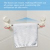 Topteng 2 Pack Metal Towel Bar for Bathroom & RV Shower Corner - 2 of 4
