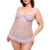 Adore Me Women's Tayla Babydoll Lingerie - 2 of 4