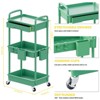 BEAFUP 3 Tier Rolling Storage Cart,Utility Cart With Drawers,Utility Cart Rolling Storage Organizer Tool For Kitchen,Bathroom,Living Room - 3 of 4