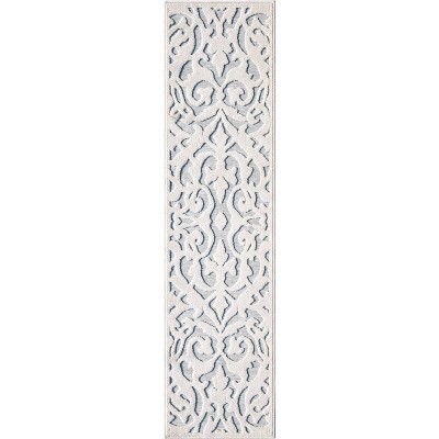 Lady Bird Blue Area Rug - My Texas House