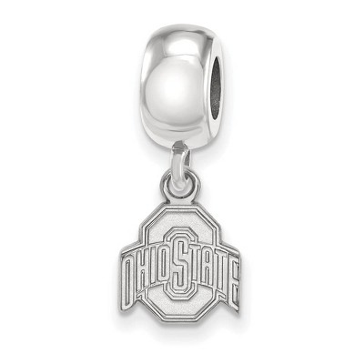 Black Bow Jewelry Sterling Silver Ohio State Buckeyes NCAA Bead Charm