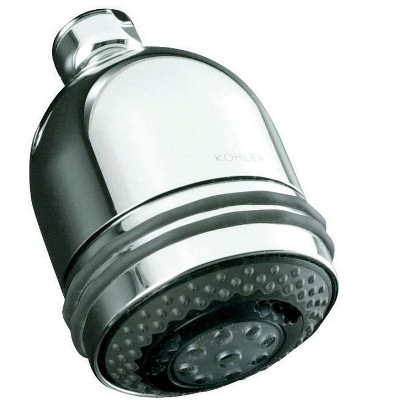 Kohler Master Shower Polished Chrome Brass 3 settings Showerhead 2.5 gpm