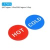 Unique Bargains Acrylic Self-Adhesive Decor Home Business Hot/Cold Water Labels - 3 of 4