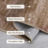 Runner Rug for Bedside Machine Washable Non-Slip Low Pile Accent Carpet Modern Abstract Rug No-Shedding Hallway Indoor Carpet - 4 of 4