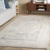 Aubusson AUB401 Handmade Tufted Area Rug - Grey/Ivory - 6' X 9' - Safavieh - 2 of 4