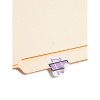 Smead A-Z Color-Coded Bar-Style End Tab Labels Letter Z Lavender 500/Roll 67096 - 3 of 4