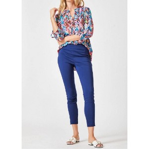 Women's Multi Color Aztec Print Top - Dear Scarlett - 1 of 3