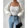 Women's Long Sleeve Cardigan Sweater - Lightweight Open Front Knit Cover Up - 3 of 4
