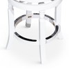 Sapphtopaz 1PC 30" Swivel Bar Stools Dining Chairs with Flared Leg Backless Swivel Stool High Chair for Kitchen Island, Living Room - 2 of 4