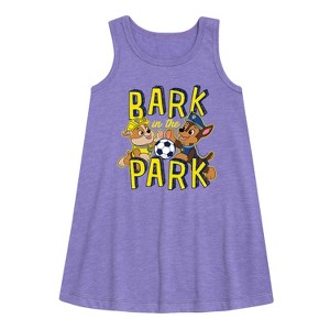 - Paw Patrol - Bark In The Park Graphic Sleeveless Aline Dress - 1 of 4