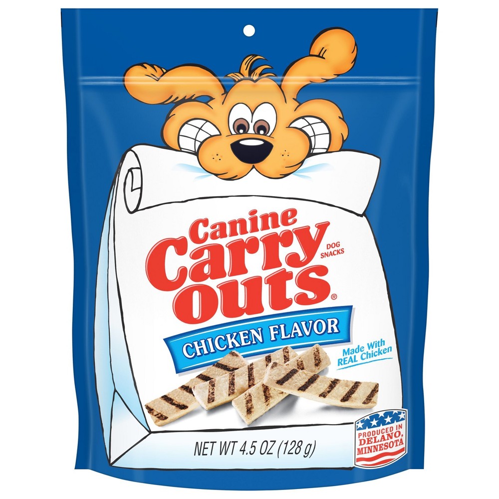 Photos - Dog Food Canine Carry Outs Chicken Chewy Dog Treats - 4.5oz