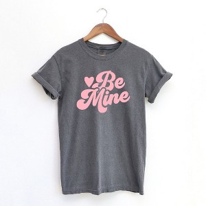 Simply Sage Market Women's Be Mine Short Sleeve Garment Dyed Tee - 1 of 2