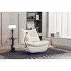 270° Swivel Glider Recliner Chair with Power Recline, USB & Type-C Charging Ports, Bluetooth Speaker, Hidden Arm Storage, and Atmosphere Lamp - 2 of 4