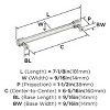 Amerock Faraday Pull for Cabinets, Drawers, and Furniture - 3 of 4