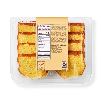 Iced Lemon Sliced Loaf Cake - 14.1oz - Favorite Day&#8482;