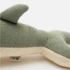 TopComfy Baby and Toddler Learning Toys Knitted Stuffed Dolphin Soft Toy Curved Body Shape Ocean Themed Play Toy For Kids, Green, 17"*11"*2" - 4 of 4