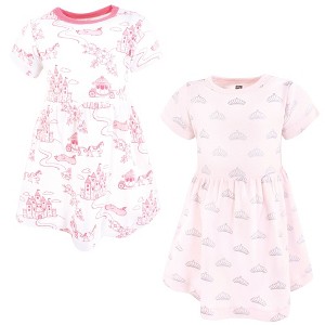 Luvable Friends Hudson Baby Short-Sleeve Dresses 2pk - 1 of 2