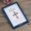 Anna-Kaci Purple Lavender Rhinestone Celtic Cross Necklace with Message Card & Envelope Jewelry Gift - 3 of 4