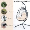 PAGED Porch Swing with Stand Wicker Swing Chair with Seat Cushion for Outdoor, Porch, Garden - 4 of 4