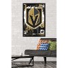 Trends International NHL Vegas Golden Knights - Maximalist Logo 23 Framed Wall Poster Prints - 2 of 4