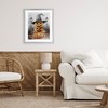 Stupell Industries Stacked Jack-o-Lanterns with Witch Hat Framed Print Under Glass Art, Gray, 17" x 21" - 3 of 4
