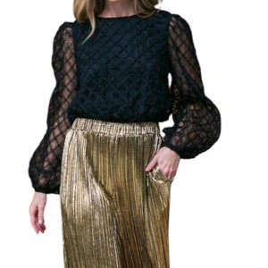 Women's Textured Top - FLYING TOMATO - 1 of 4
