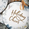 6.5"H Sullivans Christmas Holiday Text Disc Ornaments Set of 3  Multicolor - 2 of 2