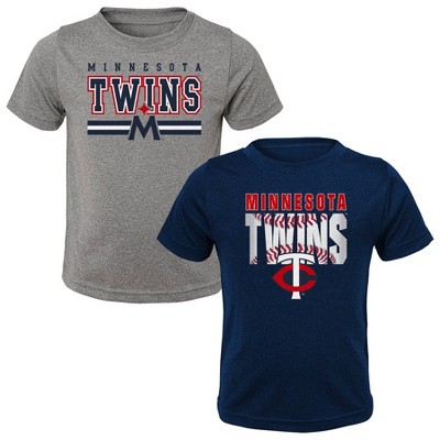 Mlb Minnesota Twins Girls' Henley Team Jersey : Target