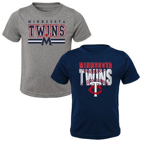 MLB Minnesota Twins Toddler Boys' 2pk T-Shirt - 3T