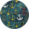 Unique Loom Outdoor Coastal Collection Area Rug - Anchorwave (' " x ' "  ) - 2 of 4