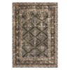 Floral Machine Washable Rugs,Boho Ultra Thin Soft Bedroom Floor Throw Carpet for Dorm Bathroom Nursery - 2 of 4