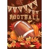Family & Football Fall House Flag Autumn Leaves Sports 28" x 40" Briarwood Lane - 3 of 4