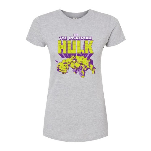 Women's - Marvel - Logo Pose- Juniors Fitted Graphic T-Shirt Juniors Fitted Graphic T-Shirt - image 1 of 2