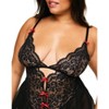 Adore Me Women's Odessa Romper Lingerie - 2 of 3