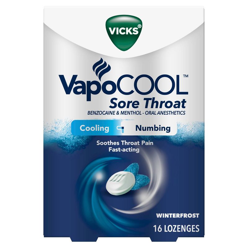 Vicks VapoCOOL Sore Throat Lozenges - 16ct, 3 of 12