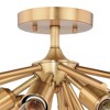 Vaxcel Estelle 6 - Light Flush Mount in  Natural Brass - 2 of 4