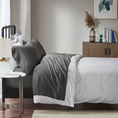 Elegant Fluffy Solid Cotton Sheet Set, All Season Bedding Set, Cozy Home Textile for Lux Bedroom Decor
