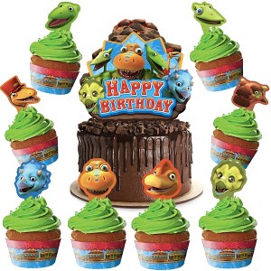 Treasures Gifted Dinosaur Train Cake Topper & Dinosaur Train Cupcake Toppers Kit - 1 of 1