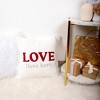 Pavilion Gift Company - Love Lives Here - 18" Throw Pillow Cover - Throw Pillow Covers - 4 of 4