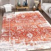 Area Rug Oriental Vintage Distressed Rug for Living Room Bedroom - 2 of 4