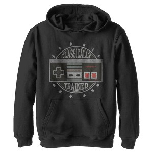 Boy's Nintendo Classically Trained Pull Over Hoodie - 1 of 4