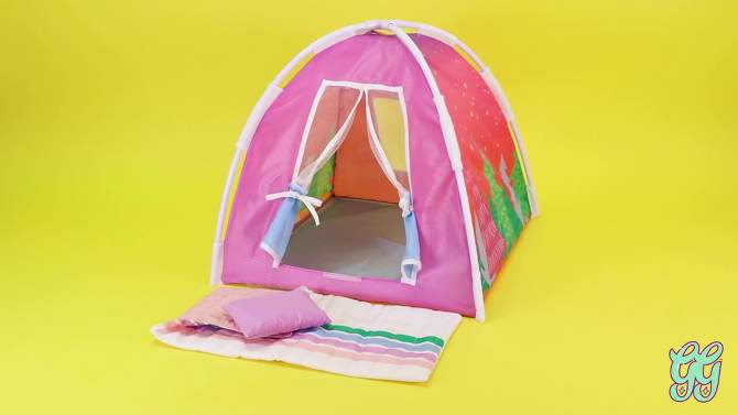 Glitter Girls Camping Accessory Set for 14&#34; Dolls, 2 of 7, play video