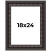 PosterPalooza | 3.5" Wide Ornate Black Picture Frame - UV Acrylic, Foam Board Backing, Hanging Hardware - 2 of 4