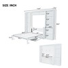 TiramisuBest Full Size Murphy Bed with Desk and Bookshelf - 4 of 4